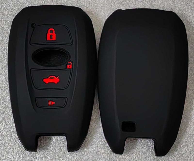 REPROTECTING Silicone Rubber Key Fob Cover Compatible with Subaru Ascent BRZ Crosstrek Forester Impreza Legacy Outback WRX WRX STI XV Crosstrek (2014-2026) - Image 2