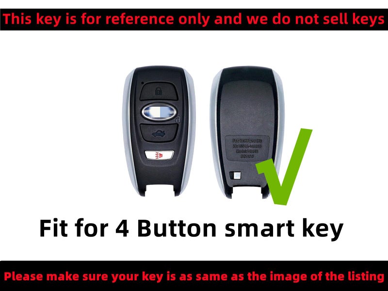 REPROTECTING Silicone Rubber Key Fob Cover Compatible with Subaru Ascent BRZ Crosstrek Forester Impreza Legacy Outback WRX WRX STI XV Crosstrek (2014-2026) - Image 3