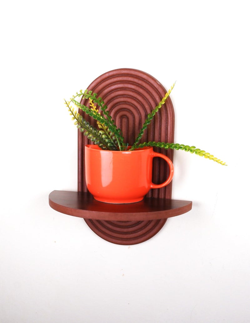 Raytrees Carved Wall Shelves - Image 1