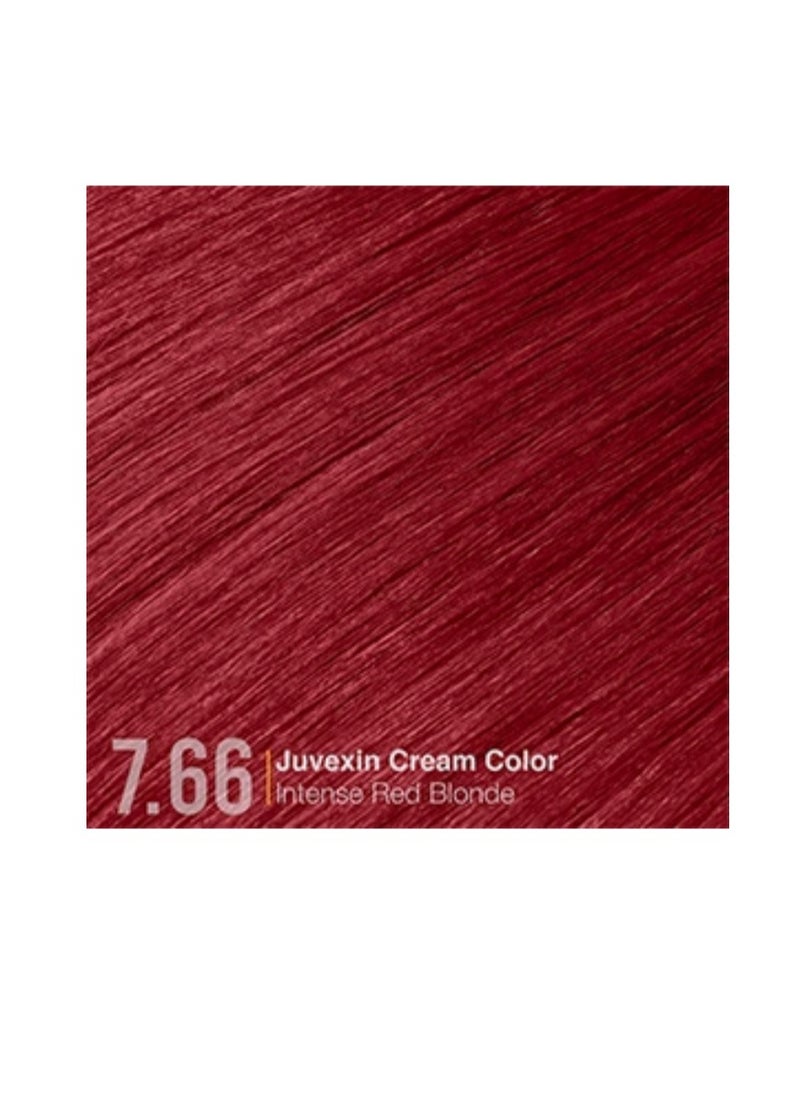 GK Hair Hair Dye GK 7.66 Intense Red Blonde  - Image 2