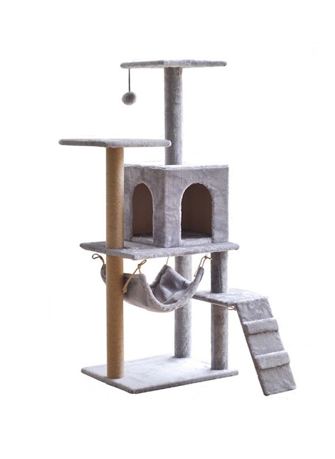 Yolu - Large Cat Tree 125CM, Multi-Level Activity Cat Tower Furniture for Cat - Image 1