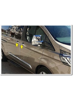 Leader Ford Tourneo Custom Chrome Door Handle 4 Door 9 Pieces After 2013  - Image 2