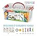 Caferria 170 Pcs Building Toys for Kids Ages 48 with Toy Box Storage Idea Guide Building Blocks STEM Toys for 3 4 5 6 7 8 9 Year Old Creative Kids Activity Christmas Birthday Gifts for Boys Girls - Image 3