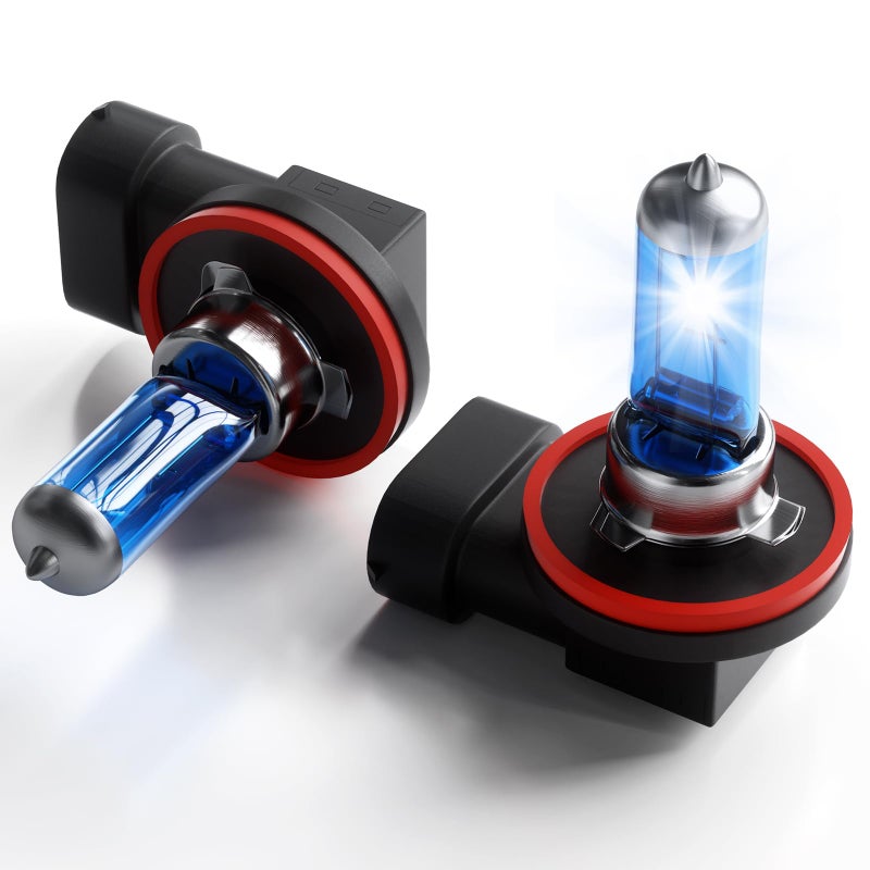 TURONEXIA H11 Halogen Headlight Bulb 12V 55W 5000K Bright White Automotive Headlight Bulbs Low Beam Fog Light Compatible No Glare Pack of 2 - Image 3