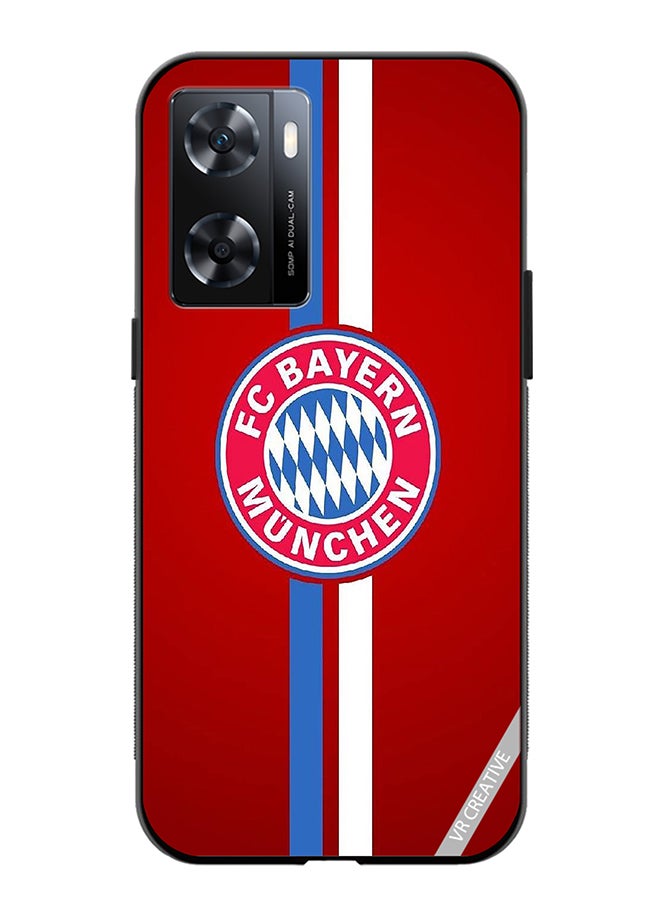 VR CREATIVE Protective Case Cover For Oppo A57/A77s Fc Bayern Munchen Logo Red Design Multicolour - Image 1