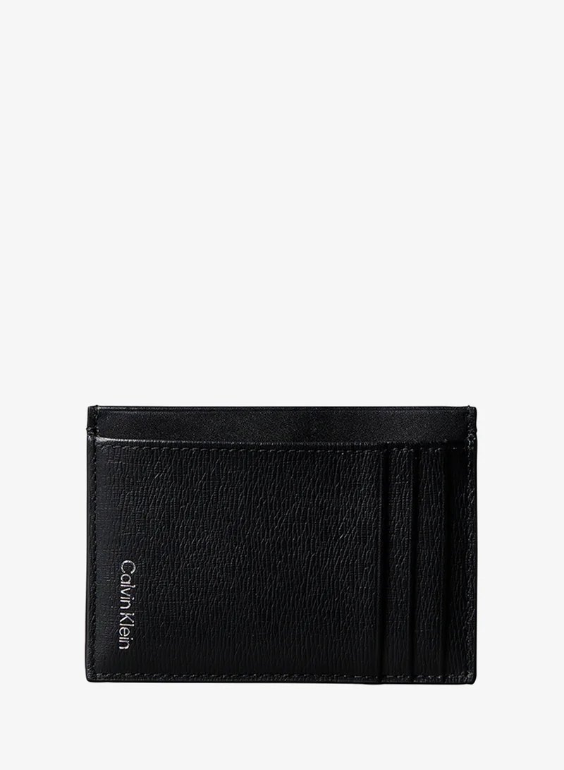CALVIN KLEIN Leather Vertical Card Holder