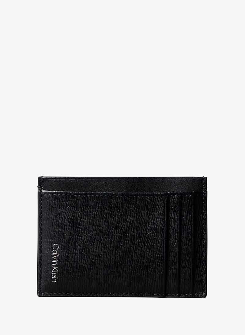 CALVIN KLEIN Leather Vertical Card Holder - Image 1