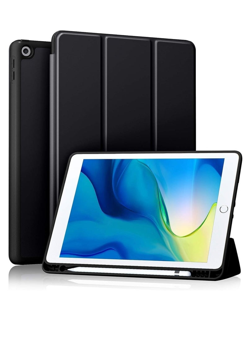 حافظة متوافقة مع iPad 9.7/Air 1/Air 2، غلاف ذكي واقي خلفي صلب مع حامل - Image 1