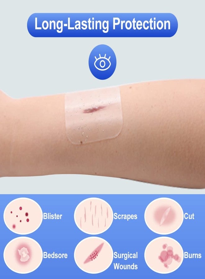 Niceful 15 Count Hydrocolloid Bandages 4x4 in, Hydrocolloid Wound Dressing Healing Bandages for Wounds, Waterproof Wound Dressing Large - Image 5