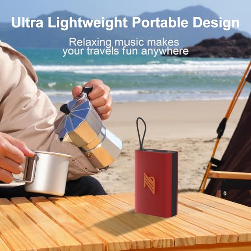 ZZB Bluetooth Speaker TWS Small Speakers Clear Loud Stereo Sound Portable Media Players Wireless Speaker with Lights IPX5 Waterproof Speakers Long Playtime for Home Party Outdoor Beach Electronic Gadgets - Image 5