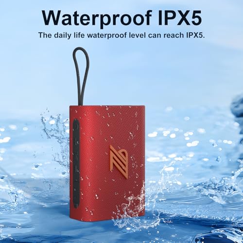 ZZB Bluetooth Speaker TWS Small Speakers Clear Loud Stereo Sound Portable Media Players Wireless Speaker with Lights IPX5 Waterproof Speakers Long Playtime for Home Party Outdoor Beach Electronic Gadgets - Image 2
