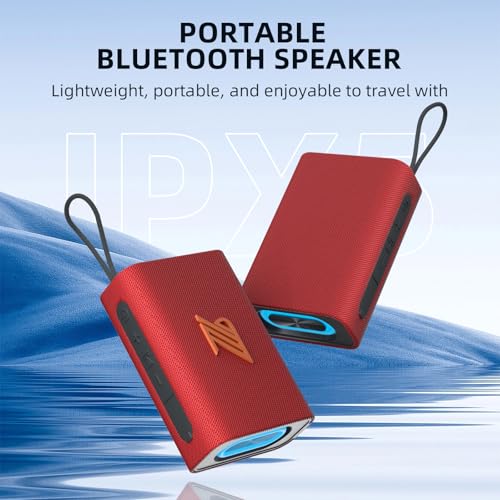 ZZB Bluetooth Speaker TWS Small Speakers Clear Loud Stereo Sound Portable Media Players Wireless Speaker with Lights IPX5 Waterproof Speakers Long Playtime for Home Party Outdoor Beach Electronic Gadgets - Image 3