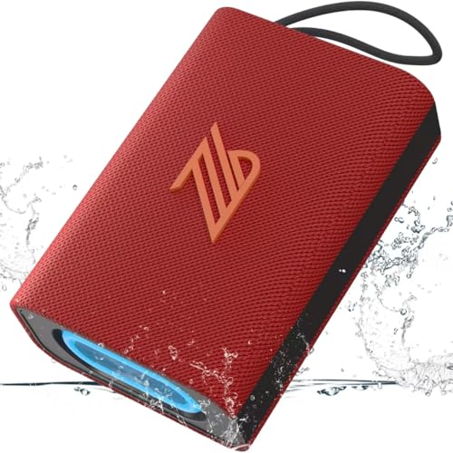 ZZB Bluetooth Speaker TWS Small Speakers Clear Loud Stereo Sound Portable Media Players Wireless Speaker with Lights IPX5 Waterproof Speakers Long Playtime for Home Party Outdoor Beach Electronic Gadgets - Image 1