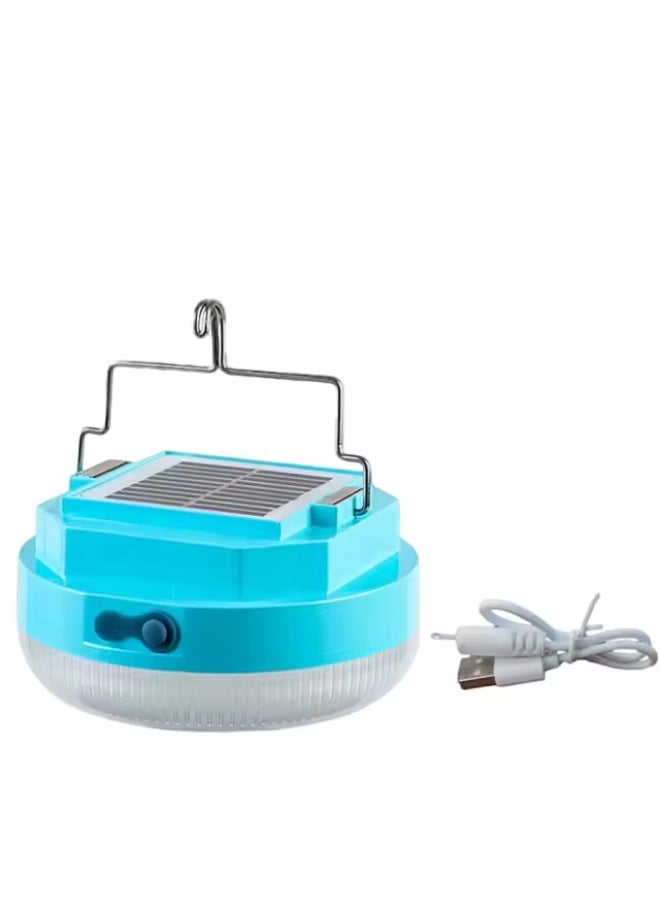 Generic High-Brightness LED Solar Rechargeable Emergency Lamp – Portable Outdoor Bulb Light with Solar & Battery Power for Camping, Hiking, Power Outages & Emergency Use  - Image 1