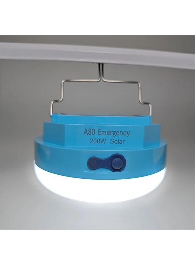 Generic High-Brightness LED Solar Rechargeable Emergency Lamp – Portable Outdoor Bulb Light with Solar & Battery Power for Camping, Hiking, Power Outages & Emergency Use  - Image 5