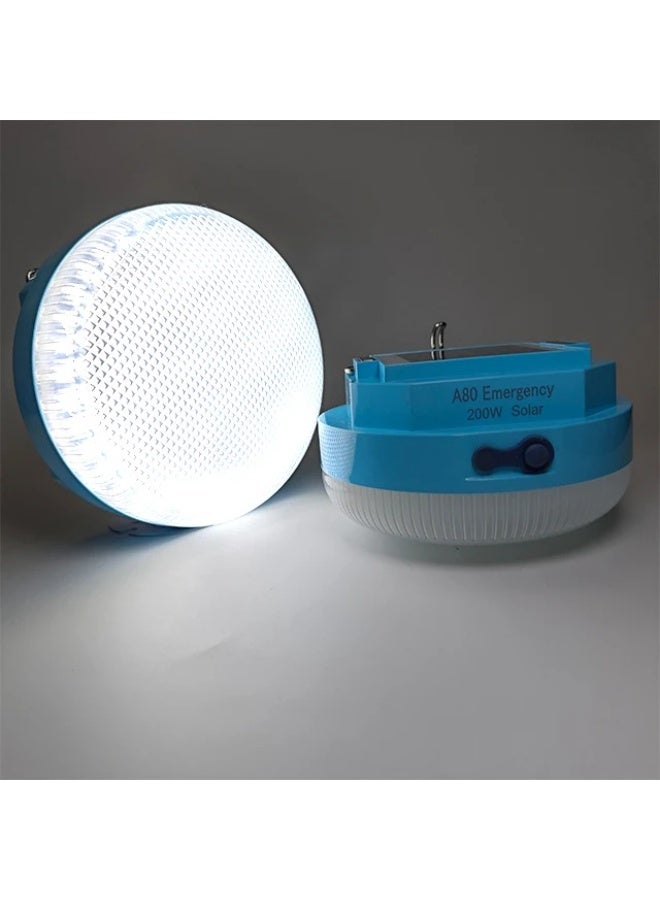 Generic High-Brightness LED Solar Rechargeable Emergency Lamp – Portable Outdoor Bulb Light with Solar & Battery Power for Camping, Hiking, Power Outages & Emergency Use  - Image 4