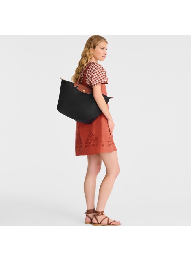 Longchamp Le Pliage Large Foldable Tote Bag, Classic Black - Image 4
