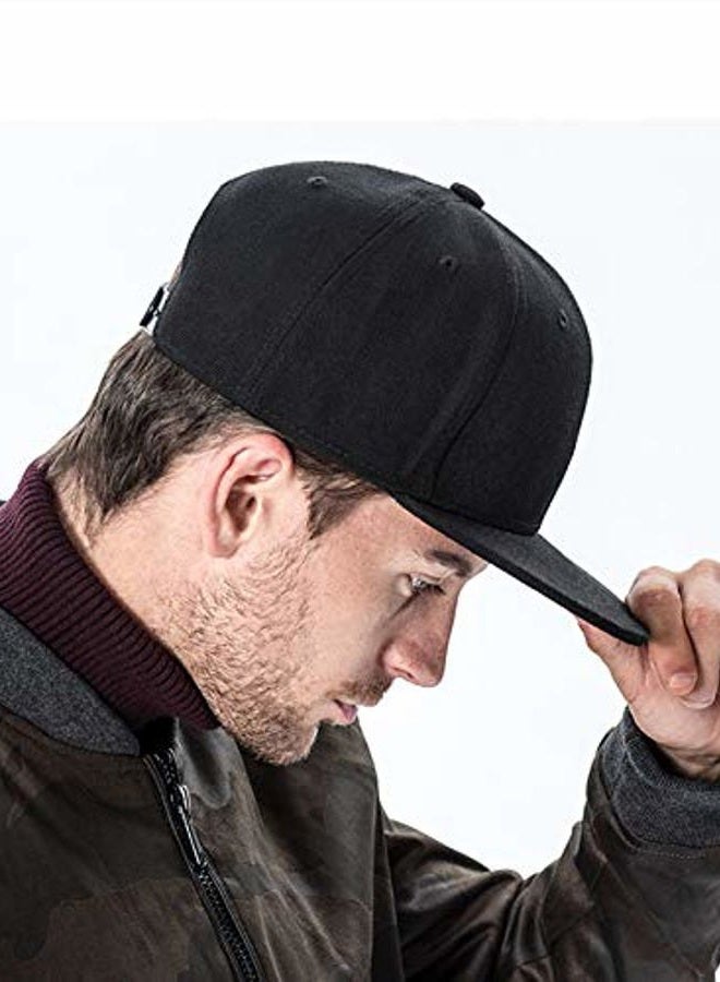 Tijeyi YXHP Rock N Roll Skeleton Hand Baseball Cap for Men Flat Bill Snapback Trucker Hats for Dad and Women Cotton Adjustable Black - Image 3