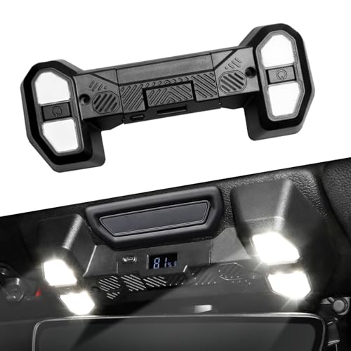 RERPRO LED Interior Dome Lights Front Seat Roof Reading Light Compatible with 2018-2023 Jeep Wrangler JL 4XE Gladiator JT Accessories Overhead Map Light Ceiling Lamp, 5980K White 24 LEDs - Image 1