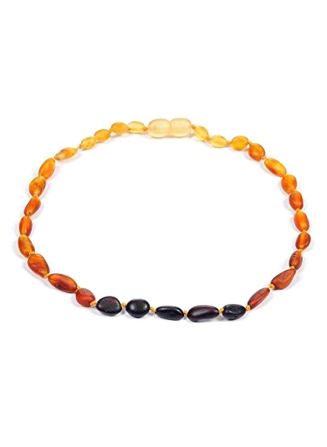 NIBEMINENT Rainbow Baltic Amber Baby Teething Necklaces