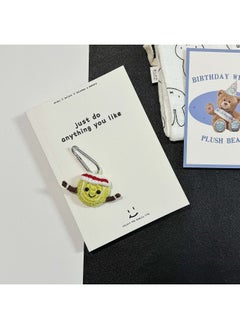 Bear Plush Knitted Cute Suitable For Smart For Apple Airtag Tracker Case Anti-lost Device Protective Cover Soft Positioning-Color:Expression Tennis-Applicable Models:For Apple Airtag Protective Case