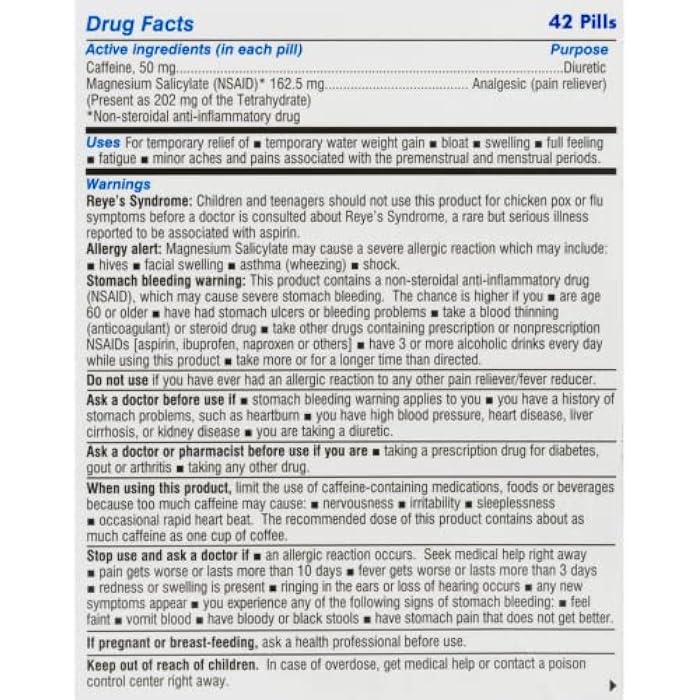 Diurex Water Pills Original Formula - 42 Pills - Image 5