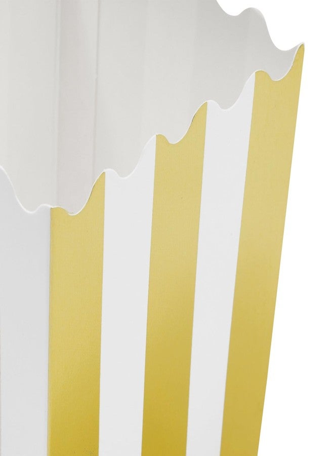 Juvale Mini Popcorn Boxes - Popcorn Containers for Bar Supplies, Carnival Decor & Circus Decorations & Movie Party Favors - 3 x 4 x 2.8 in, White & Gold Polka Dot, Pack of 60 - Image 5