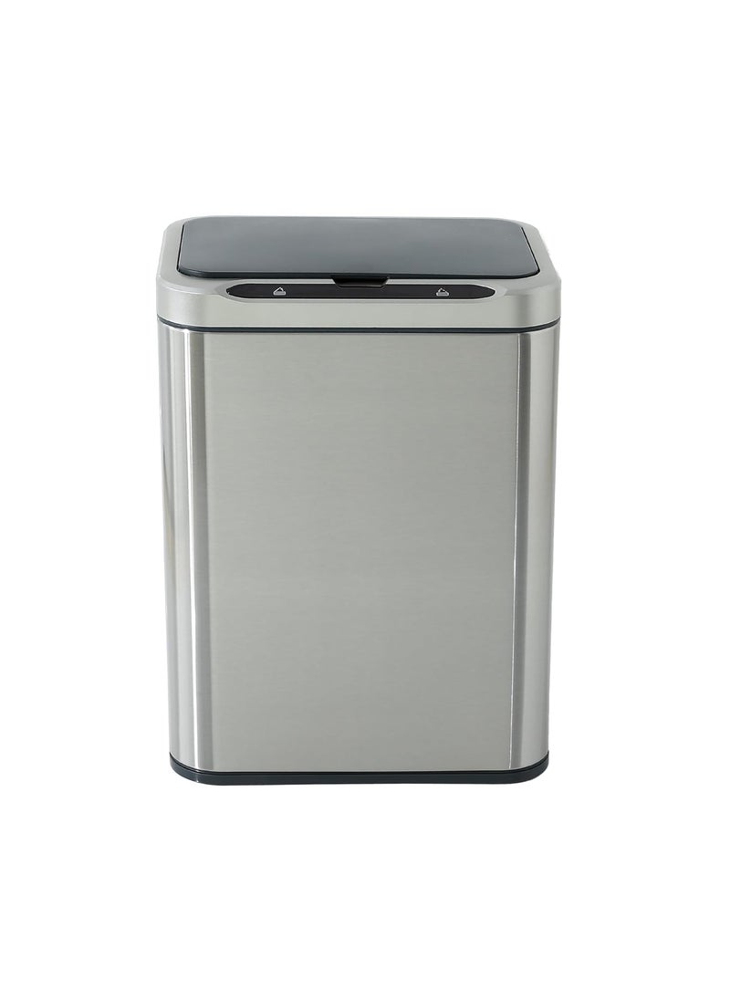 Urbane Home Urbane Home 20L Stainless Steel Automatic Touchless Motion Sensor Dustbin Quick Open Soft Close Lid Garbage Bin for Kitchen Bathroom Indoor Outdoor Trash Can  - Image 2