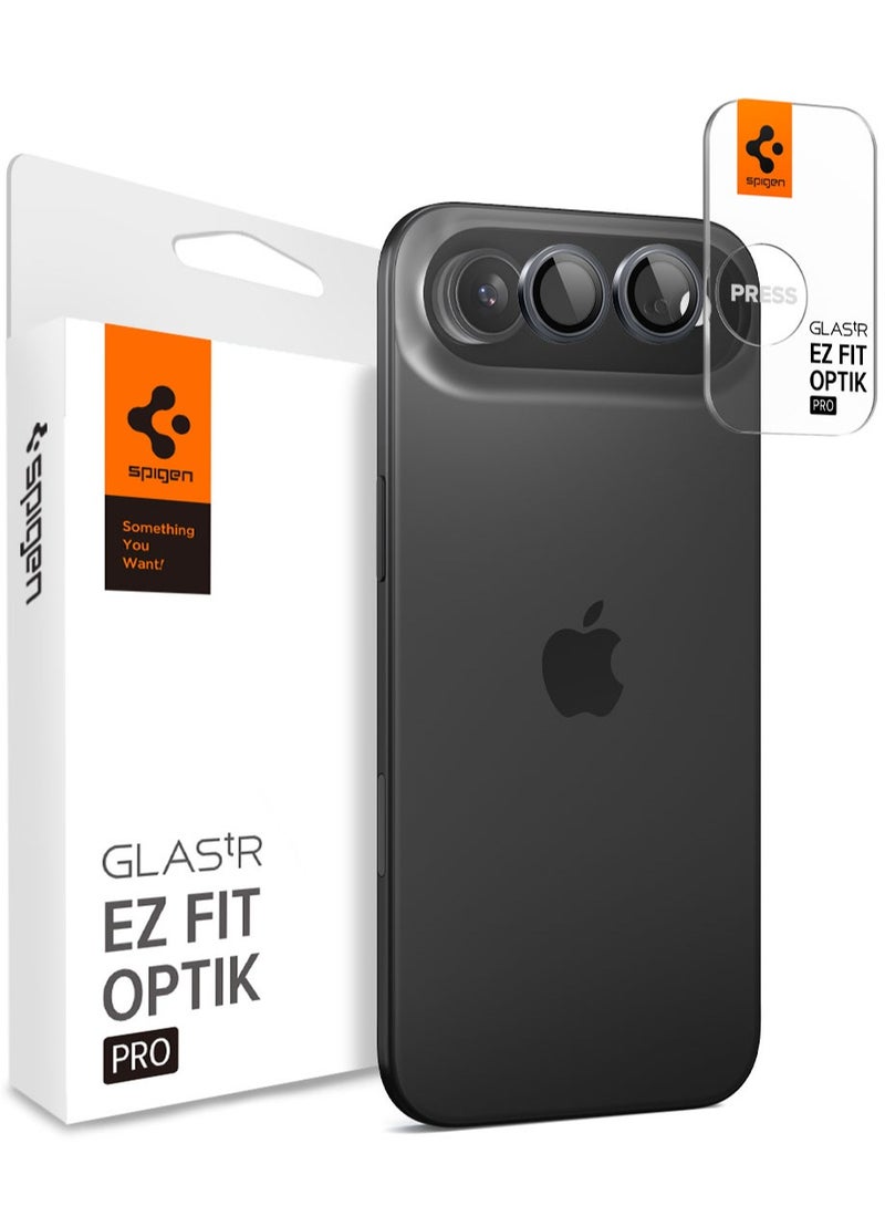 Spigen GLAStR EZ-Fit Optik Pro for iPhone 17 Air Camera Lens Protector [2 PACK] - Gray - Image 1