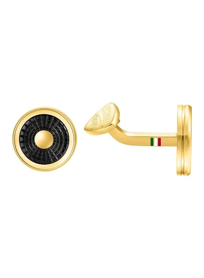 Ducati Corse Dinamica Gold and Black luxury Cufflinks For Men