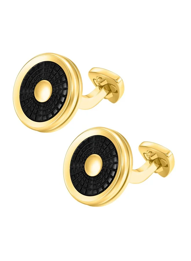 Ducati Corse Dinamica Gold and Black luxury Cufflinks For Men