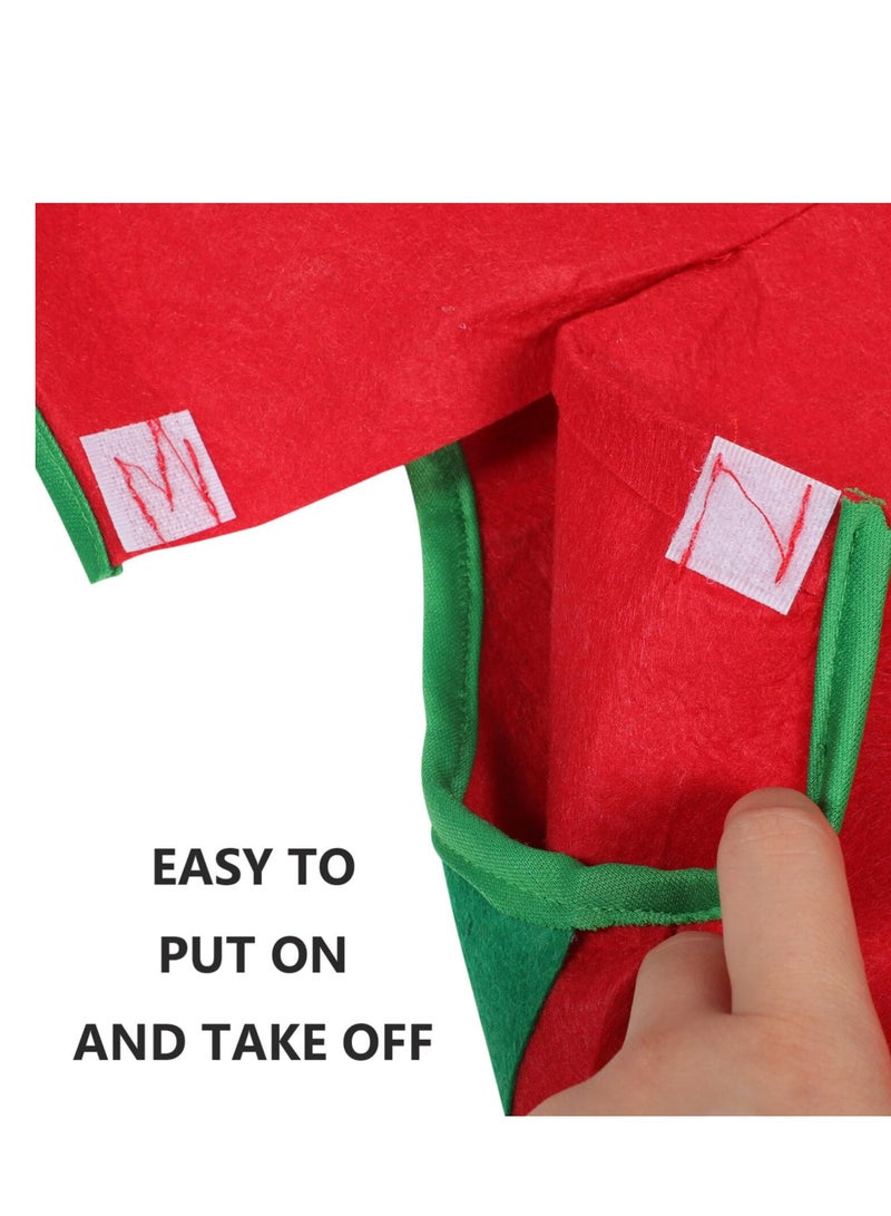 Captaintech Kids Fruits Vegetables and Nature costumes Suits outfits Fancy Dress Party Boys and Girls Costume Suit with Hat Strawberries - Image 4