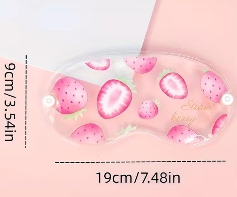 Cartoon Gel Eye Mask, Sleeping Cold Compress Eye Mask, Cold/Hot Compress Reusable Cute Cooling Ice, Travel Essentials-1 pc -random design - Image 2