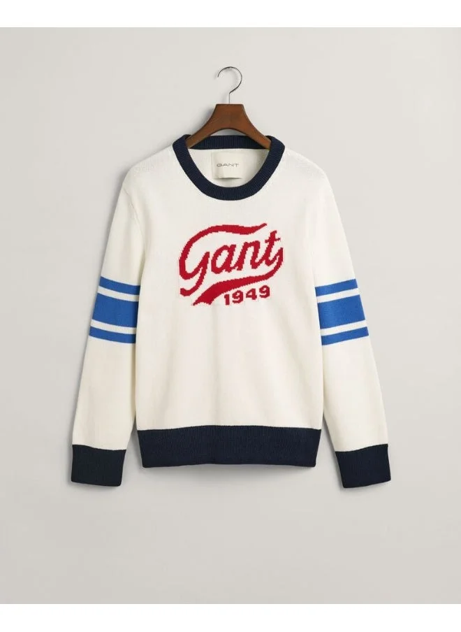 غانت GANT Varsity Crew Neck Sweater