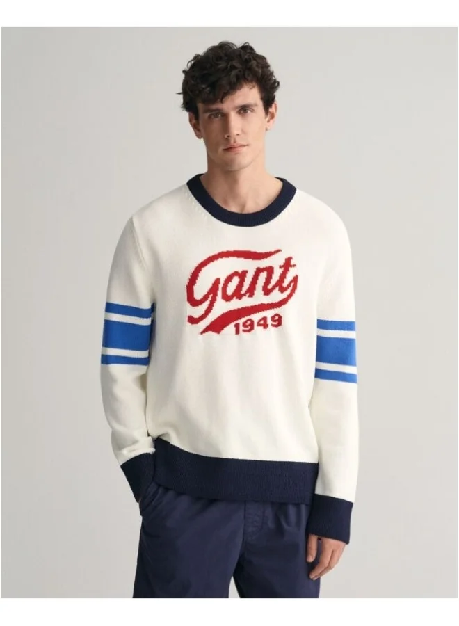 GANT GANT Varsity Crew Neck Sweater