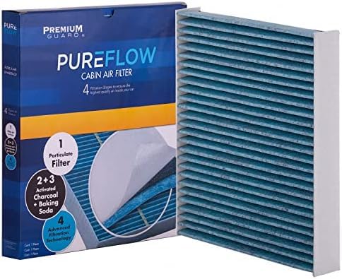 Premium Guard PureFlow Cabin Air Filter PC99237X | Fits 2018-2025 Toyota Camry, 2021-2025 Sienna, 2022-2025 Corolla Cross, 2019-2025 Lexus ES350, 2017-2025 Toyota Hilux, 2022-2025 Lexus NX350 - Image 1