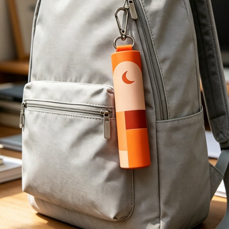 Ya Xin Portable Prayer Mat, Pocket Travel Muslim Prayer Rug with Keychain and Storage Bag, Foldable Lightweight Outdoor Prayer Pad for Travel, Mosque, Home and Daily Salah (Orange) - Image 5