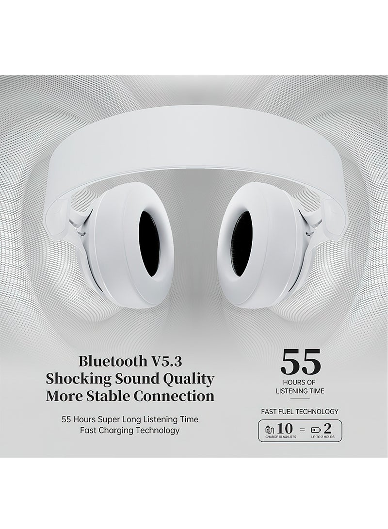 fingertime P1 Heavy Bass Wireless Bluetooth Headset for Sports, for Phone/PC Gaming Earpiece Bluetooth Headphones (Grey) - Image 5