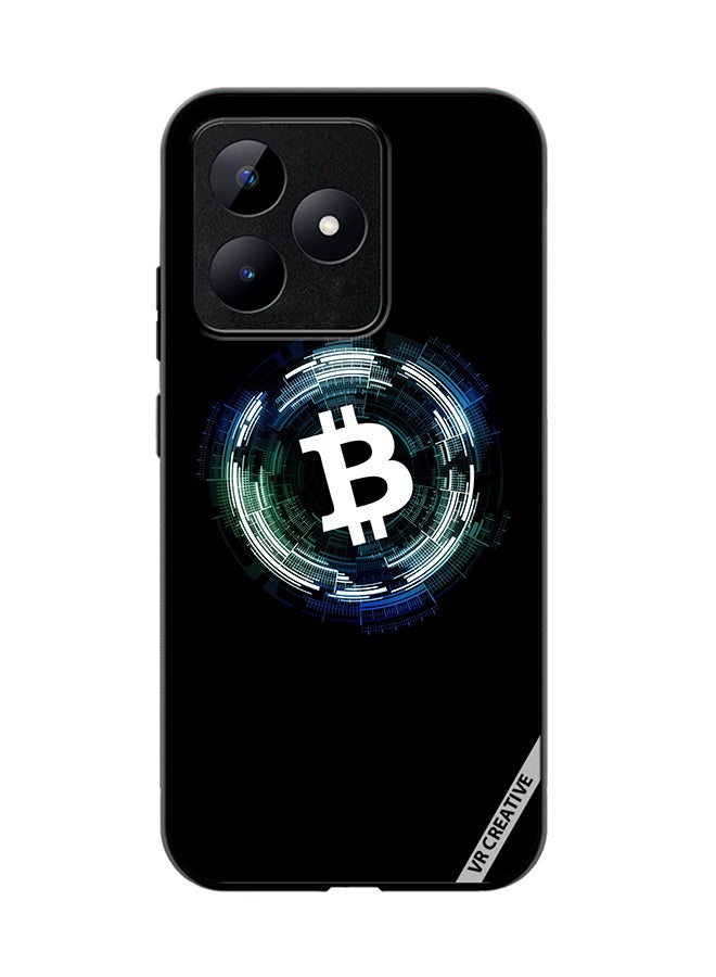 VR CREATIVE Protective Case Cover For Realme C53 Bitcoin Design Multicolour - Image 1