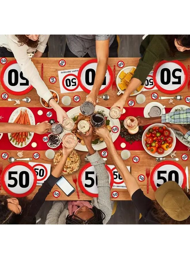 Traffic Sign Confetti 200 Pcs Birthday Party Decoration For Men And Women - Image 5