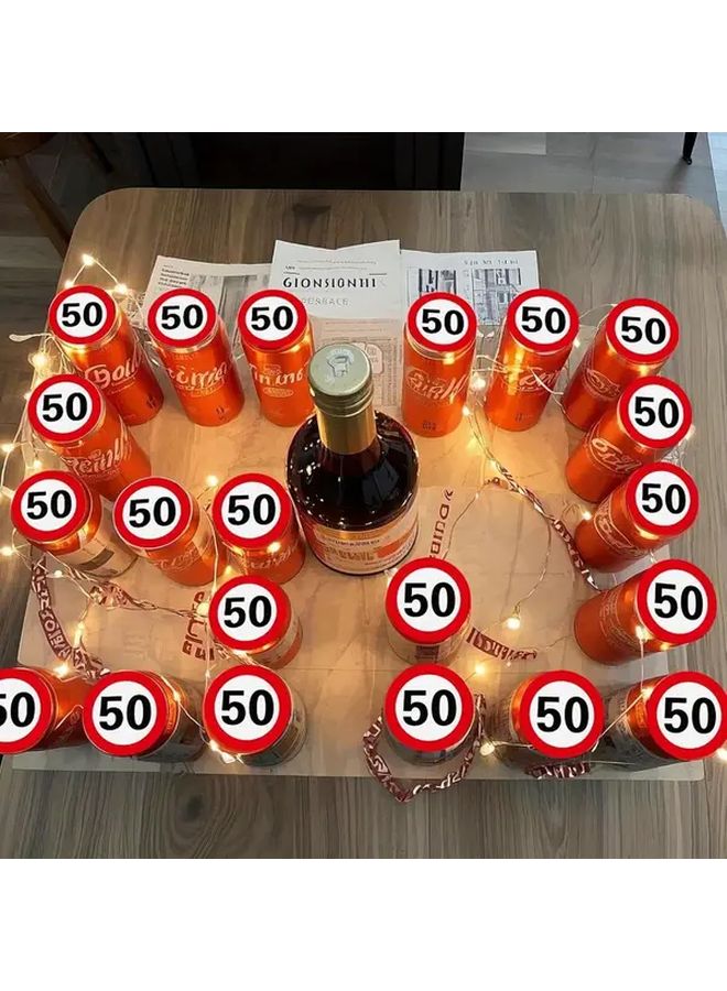 Traffic Sign Confetti 200 Pcs Birthday Party Decoration For Men And Women - Image 4