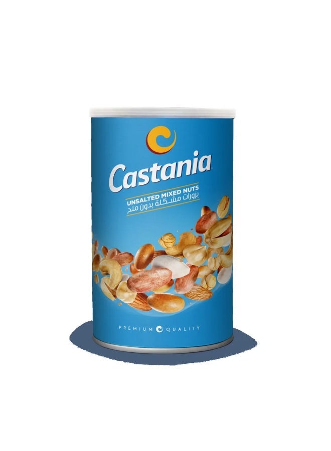 Castania Unsalted Mixed Nuts Can 450g