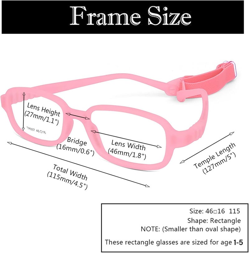 AQWANO Children Optical Glasses Frame tr90 Flexible Bendable One-piece Safe Eyeglasses Girls Boy - Image 4