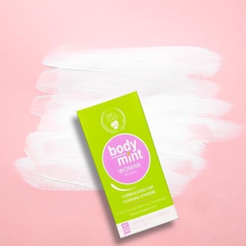 Body Mint Woman | Chlorophyll Deodorizing Supplement for Full Body Feminine Hygiene & Freshness | Aluminum-Free Plant-Based Internal Deodorant | All-Day Protection & Odor Control | 50 tabs - Image 2