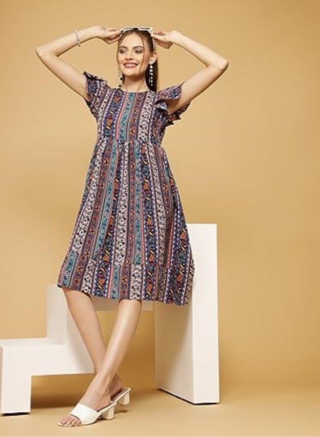 Oomph! فستان نسائي قصير وواسع من الأسفل من OOMPH! - Image 3