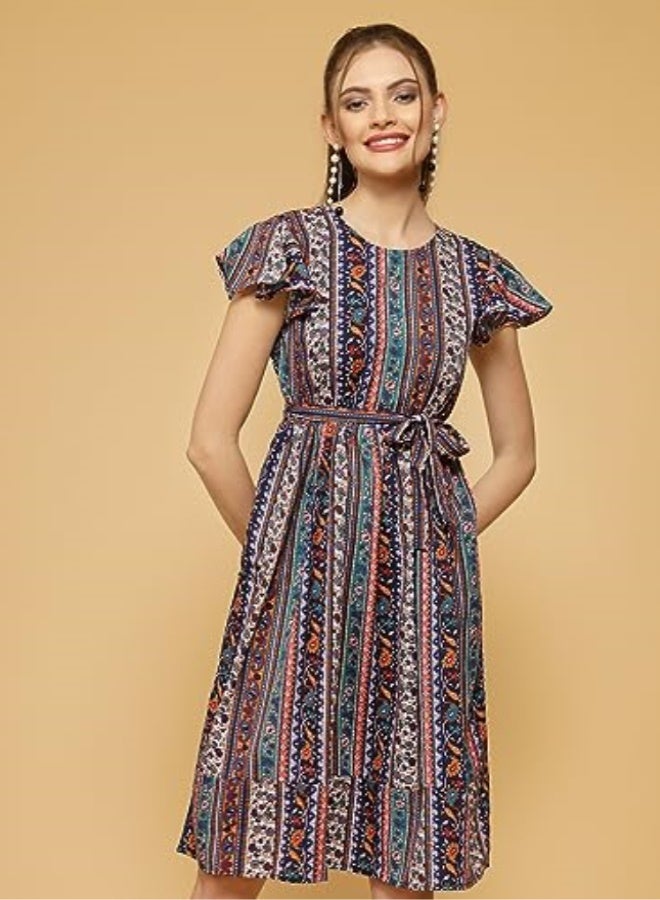 Oomph! فستان نسائي قصير وواسع من الأسفل من OOMPH! - Image 2