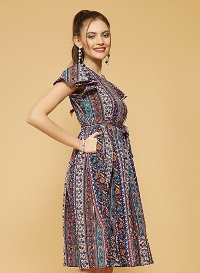 Oomph! فستان نسائي قصير وواسع من الأسفل من OOMPH! - Image 4