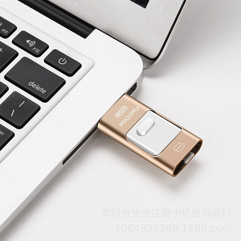 Apple Android Computer Typec Interface Mobile Phone U Disk For 32G-64G-128G Push-Pull U Disk 1Tb 2Tb - Image 5