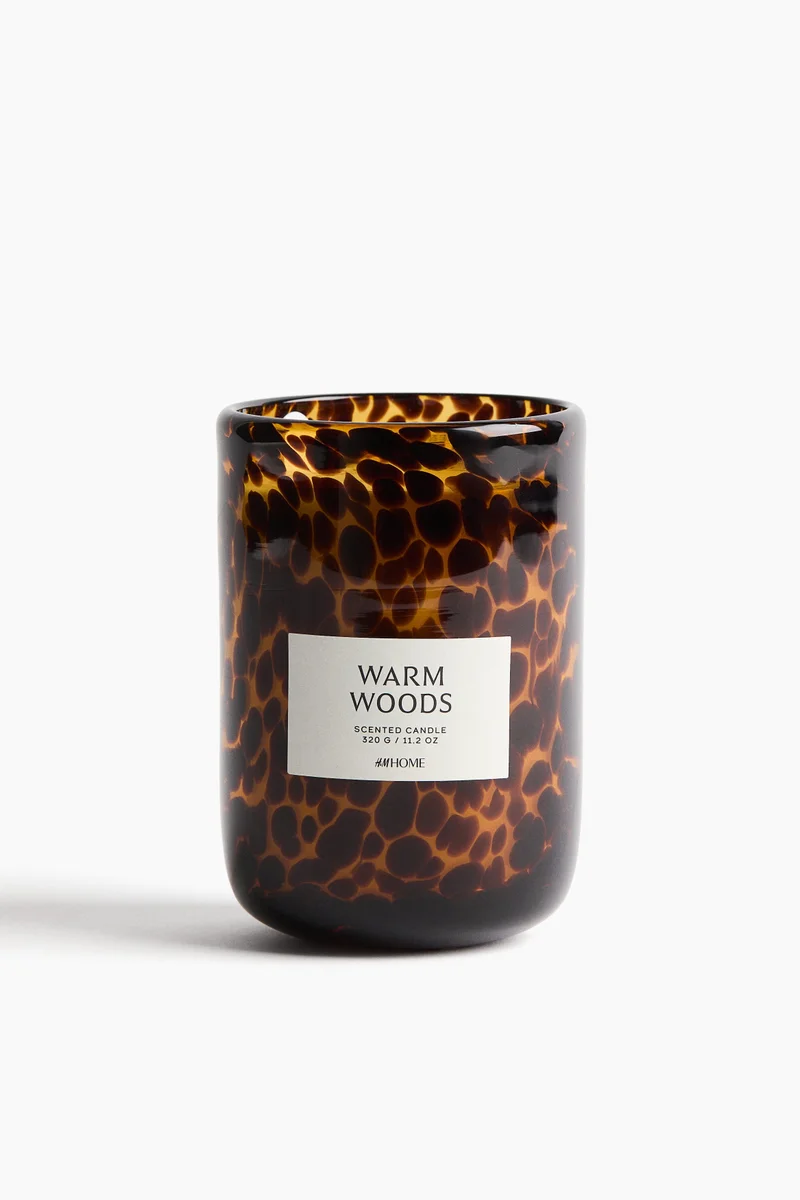 اتش اند ام شمع عطري في حامل زجاجي