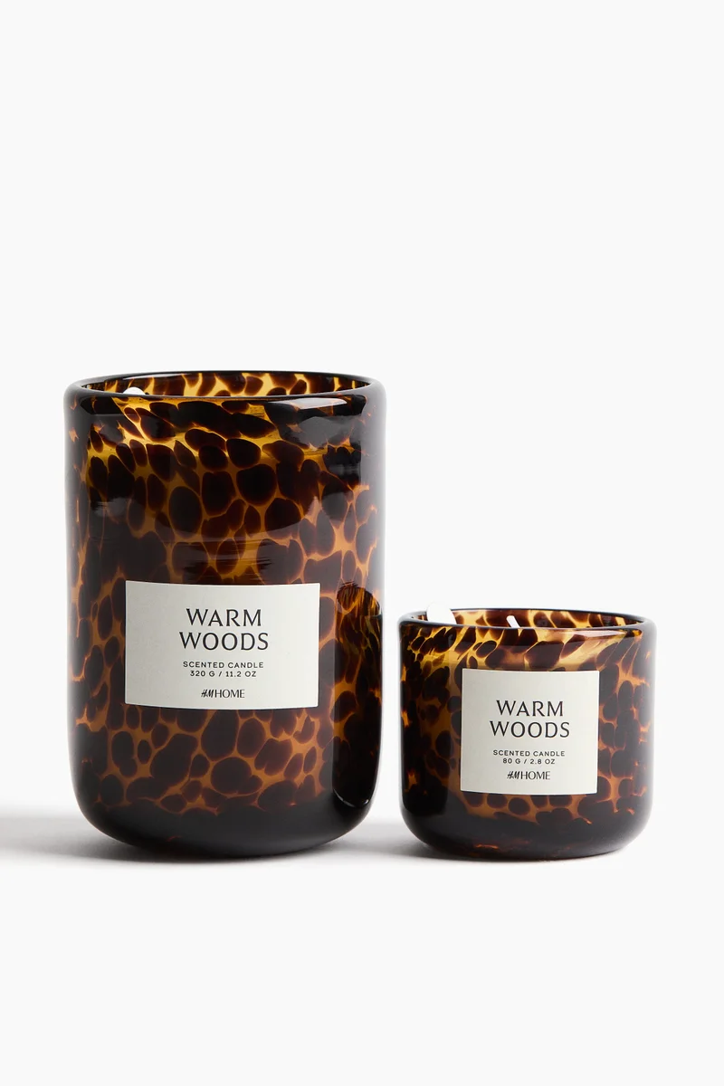 اتش اند ام شمع عطري في حامل زجاجي